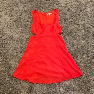 NWOT Guess Cutout Tropical Skater Dress
